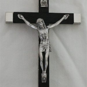 Traditional Black Crucifix