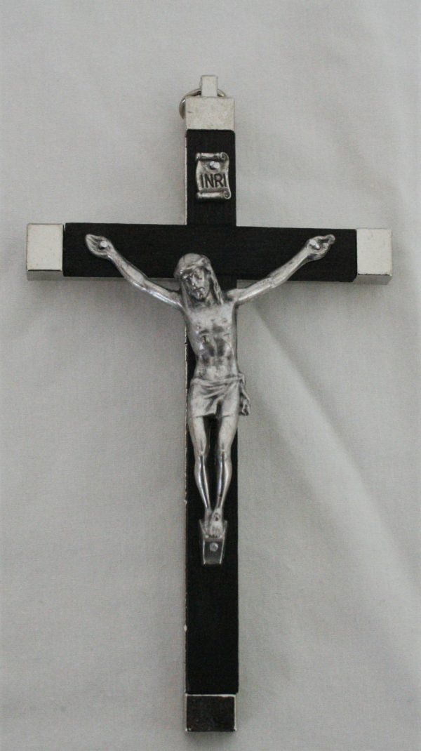 Traditional Black Crucifix