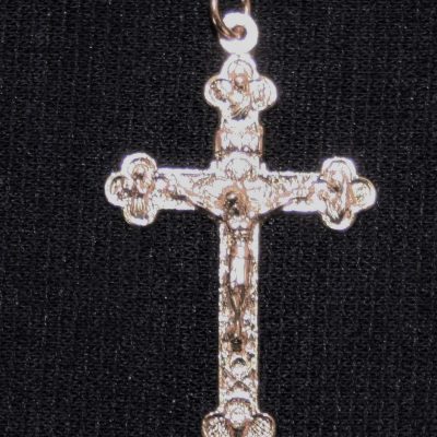 Four Way Fleur De Leis Crucifix