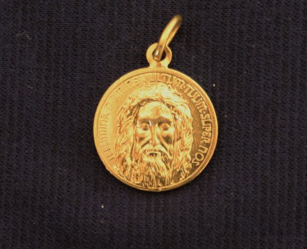 Golden Sacred Head Medallion