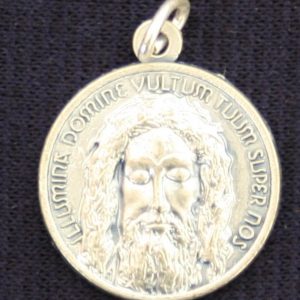 Silver Sacred Head Medallion