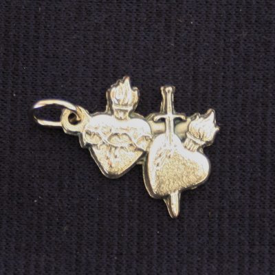 Immaculate and Sacred Hearts Intertwined Medal