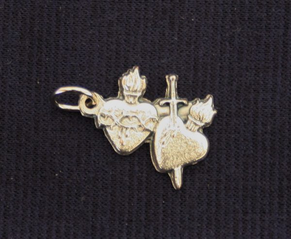 Immaculate and Sacred Hearts Intertwined Medal