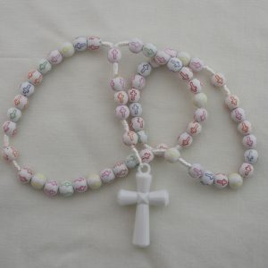 Children's Multi-Colored Cross Rosary