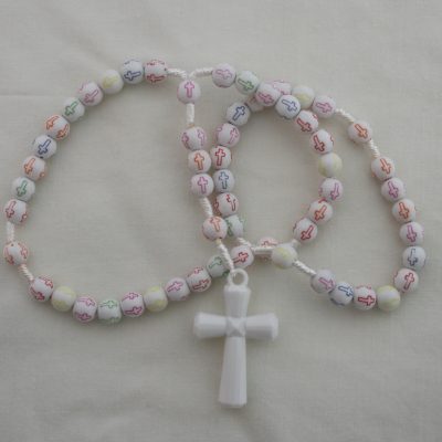 Children's Multi-Colored Cross Rosary