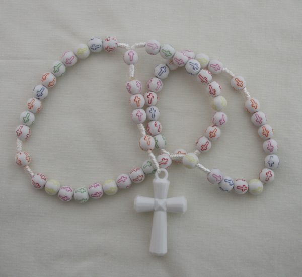 Children's Multi-Colored Cross Rosary