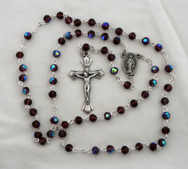 February Amethyst Birthstone Rosary