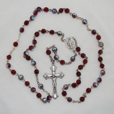 January Garnet Birthstone Rosary