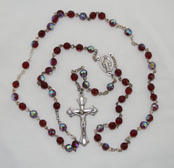 January Garnet Birthstone Rosary