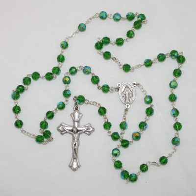 May Emerald Birthstone Rosary