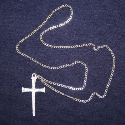 Nail Cross with 24" Chain