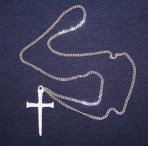 Nail Cross with 24" Chain