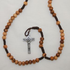 Olive Wood Rosary - Jerusalem Relic